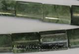 CDJ35 15.5 inches 15*20mm flat tube Canadian jade beads wholesale