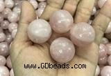 CDN05 25mm round rose quartz decorations wholesale