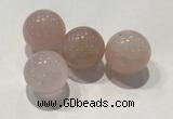 CDN1001 20mm round rose quartz decorations wholesale