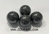 CDN1020 25mm round hematite decorations wholesale