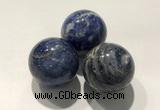 CDN1068 30mm round sodalite decorations wholesale