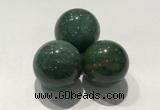 CDN1077 30mm round green biotite decorations wholesale