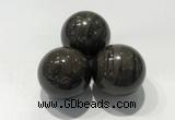 CDN1102 30mm round coffee wood jasper decorations wholesale