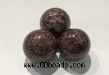 CDN1123 30mm round jasper decorations wholesale