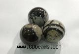 CDN1140 30mm round jasper decorations wholesale