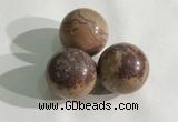 CDN1141 30mm round jasper decorations wholesale