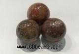 CDN1163 30mm round jasper decorations wholesale