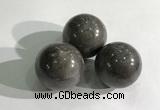 CDN1166 30mm round jasper decorations wholesale