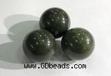 CDN1169 30mm round jasper decorations wholesale