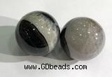 CDN1206 40mm round druzy agate decorations wholesale