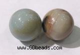 CDN1253 40mm round amazonite decorations wholesale