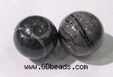 CDN1294 40mm round picasso jasper decorations wholesale