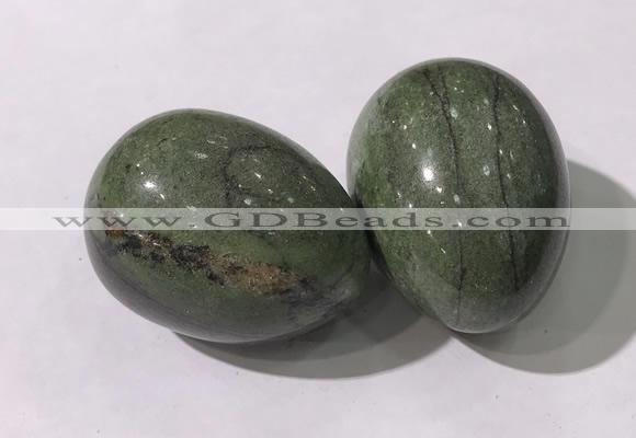 CDN1356 35*45mm egg-shaped jasper decorations wholesale