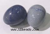 CDN1359 35*45mm egg-shaped blue aventurine decorations wholesale