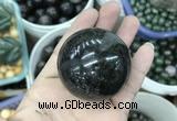 CDN27 50mm round natural astrophyllite gemstone decorations