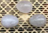 CDN306 30*40mm egg-shaped rose quartz decorations wholesale