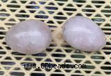 CDN330 35*50mm egg-shaped rose quartz decorations wholesale