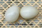 CDN335 35*50mm egg-shaped yellow jade decorations wholesale