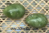 CDN339 35*50mm egg-shaped olivine decorations wholesale