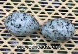 CDN349 35*50mm egg-shaped sesame jasper decorations wholesale