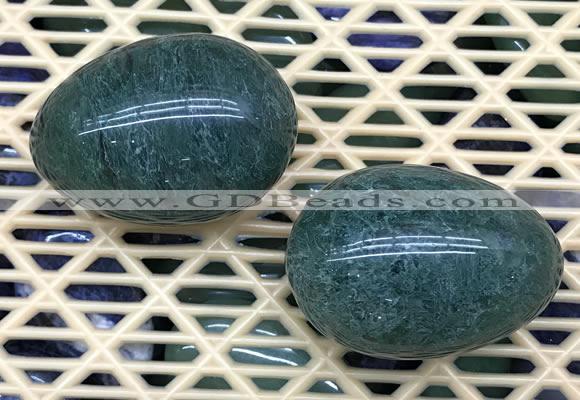 CDN353 35*50mm egg-shaped synthetic gemstone decorations wholesale