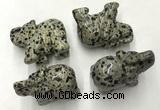 CDN391 20*40*30mm elephant dalmatian jasper decorations wholesale