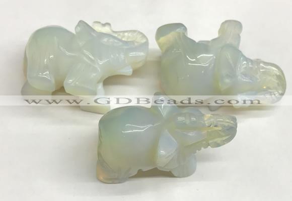 CDN401 25*50*35mm elephant opal decorations wholesale