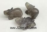 CDN403 25*50*35mm elephant grey agate decorations wholesale