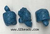 CDN436 28*45*22mm turtle imitation turquoise decorations wholesale