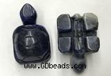 CDN457 38*55*28mm turtle sodalite decorations wholesale