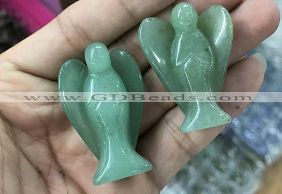 CDN480 30*40mm angel green aventurine decorations wholesale