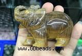 CDN535 35*80*55mm elephant yellow tiger eye decorations wholesale