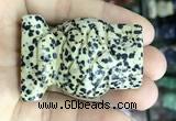 CDN575 35*50mm owl dalmatian jasper decorations wholesale