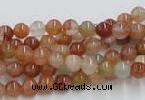 CDQ01 15.5 inches 6mm round natural red quartz beads wholesale