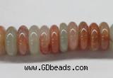 CDQ31 15.5 inches 4*14mm rondelle natural red quartz beads wholesale