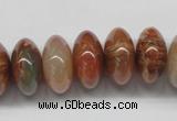 CDQ32 15.5 inches 10*18mm rondelle natural red quartz beads wholesale