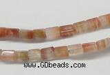 CDQ34 15.5 inches 4*6mm cuboid natural red quartz beads wholesale