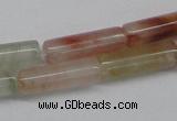 CDQ50 15.5 inches 4*13mm tube natural red quartz beads wholesale