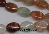 CDQ51 15.5 inches 10*14mm oval natural red quartz beads wholesale