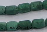 CDQ606 8 inches 6*8mm drum druzy quartz beads wholesale