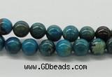 CDS06 16 inches 8mm round dyed serpentine jasper beads wholesale