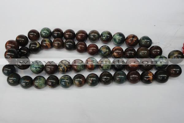 CDS190 15.5 inches 16mm round dyed serpentine jasper beads