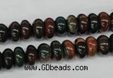 CDS196 15.5 inches 6*10mm rondelle dyed serpentine jasper beads