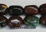 CDS258 15.5 inches 12*17mm nuggets dyed serpentine jasper beads