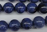 CDU105 15.5 inches 14mm round blue dumortierite beads wholesale