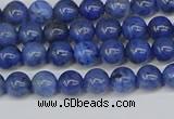 CDU340 15.5 inches 4mm round blue dumortierite beads wholesale