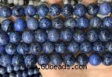 CDU370 15.5 inches 12mm round dumortierite gemstone beads