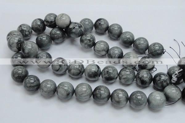 CEE08 15.5 inches 20mm round eagle eye jasper beads wholesale