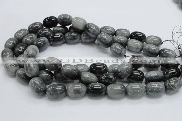 CEE10 15.5 inches 15*20mm egg-shaped eagle eye jasper beads wholesale