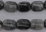 CEE74 15.5 inches 12*16mm rectangle eagle eye jasper beads